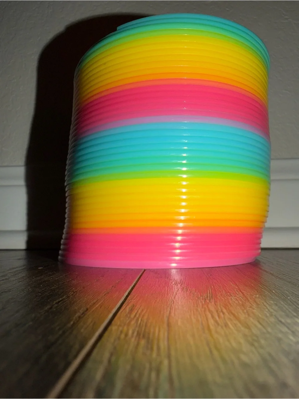 Large Rainbow Slinky Toy